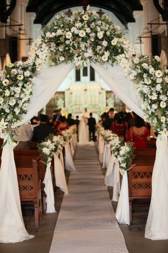 Decoración de la Iglesia el día de la boda | Blog HigarNovias