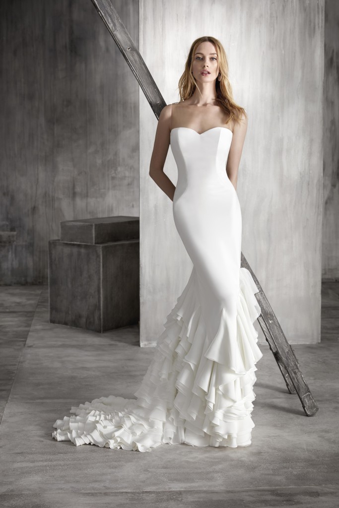 Flamenco style sale wedding dress