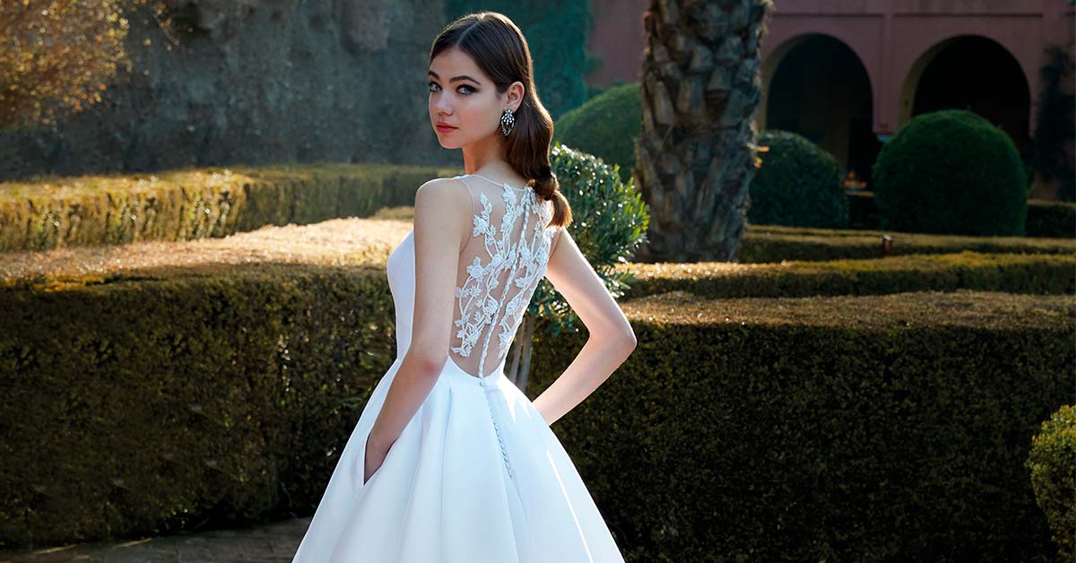 50 vestidos de novia con encaje para las novias más románticas