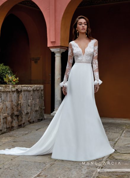 Vestidos de novia cl sicos que apuestan por la belleza natural