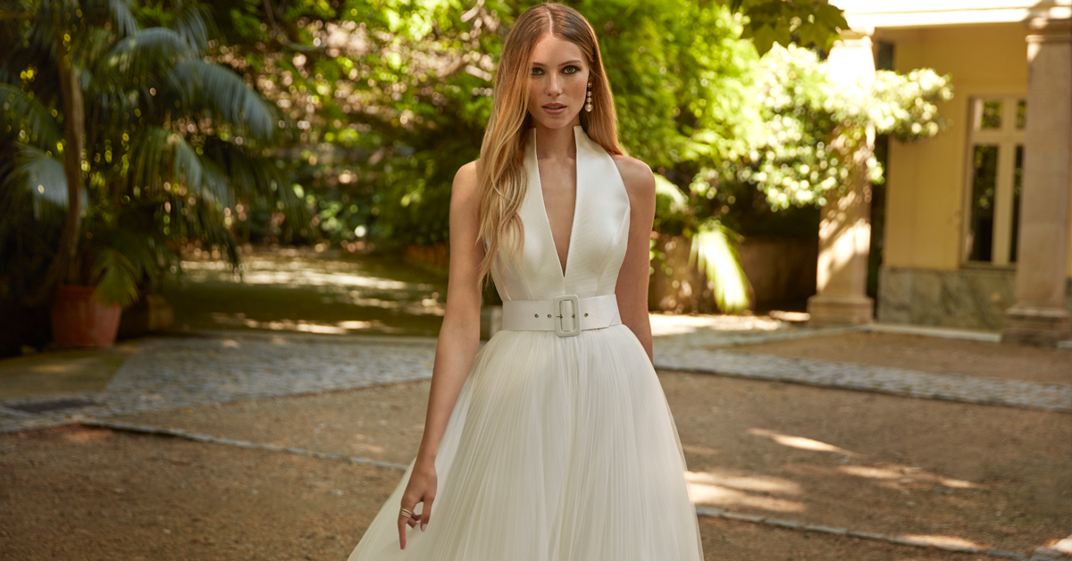 Vestidos de novia con cinturón, el complemento ideal | Blog HigarNovias