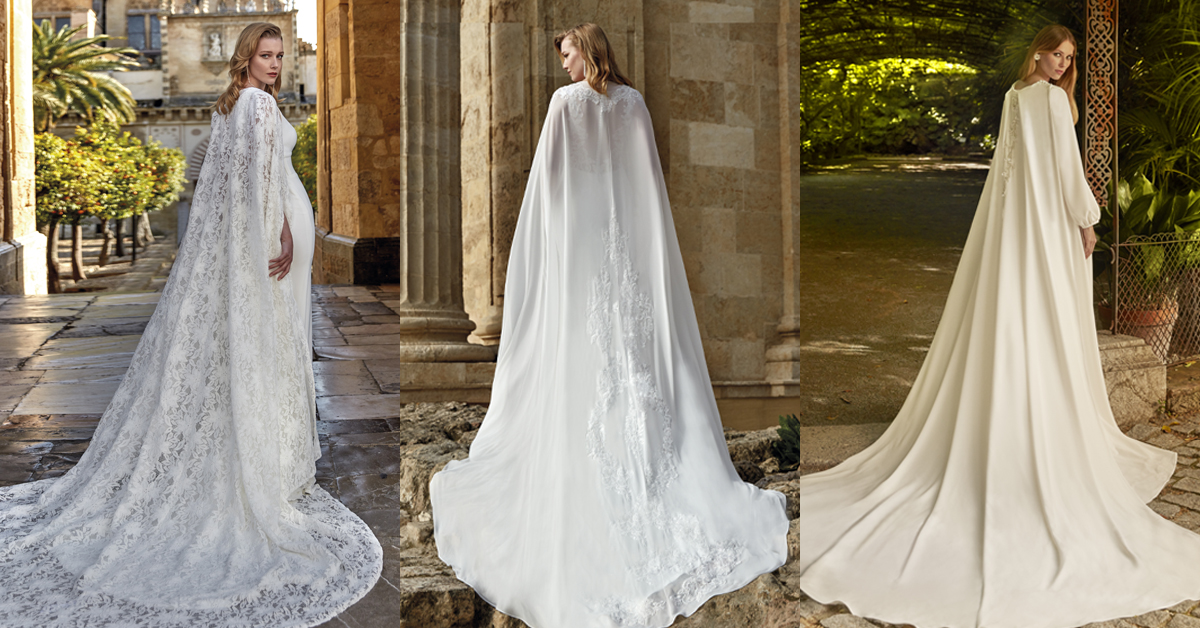 Vestidos de novia con capas, el conjunto ideal | Blog HigarNovias
